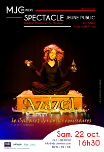 Azazel, le Cabaret des boucs émissaires – Le samedi 22 octobre à 16h30